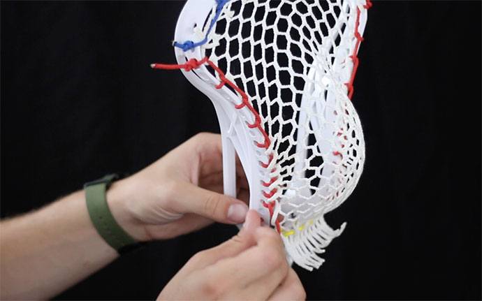 how to string a lacrosse head shooting strings