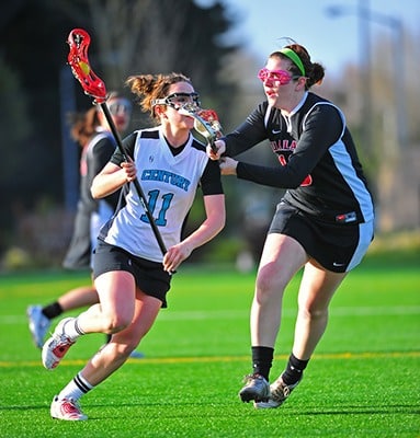 how to string a women's lacrosse head