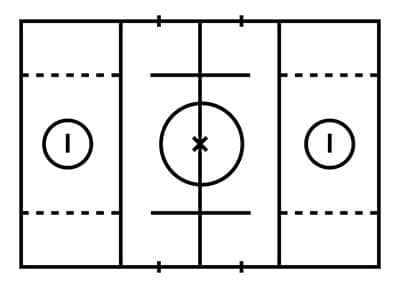 lacrosse goal circle dimensions