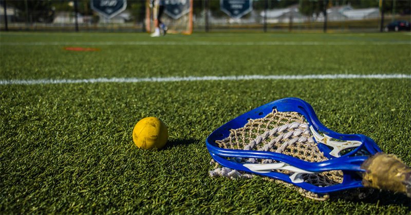 playing lacrosse in the heat