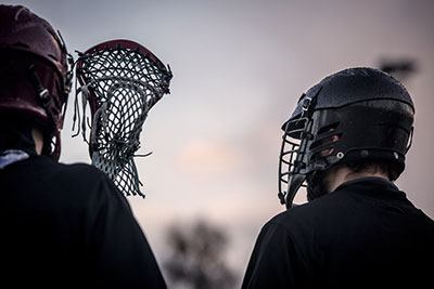 How do you put tilt on a lacrosse helmet?