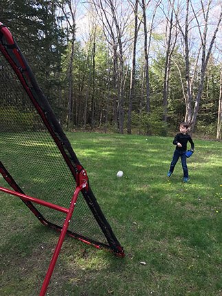 What is a lacrosse rebounder used for?