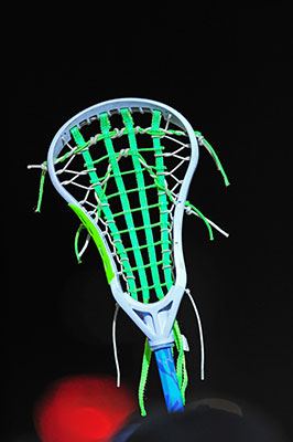 how to pinch a lacrosse head with mesh